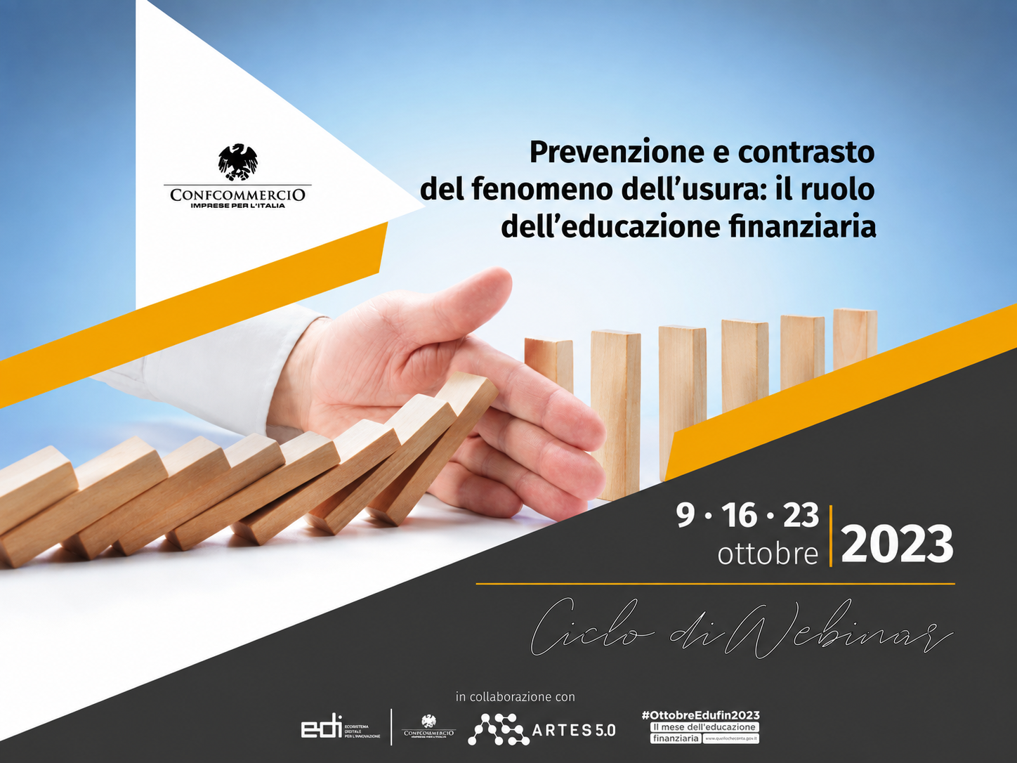 Educazione finanziaria e prevenzione dell’usura: tre webinar dedicati alle PMI